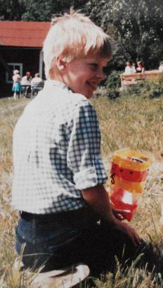 Minä noin 10-vuotiaana